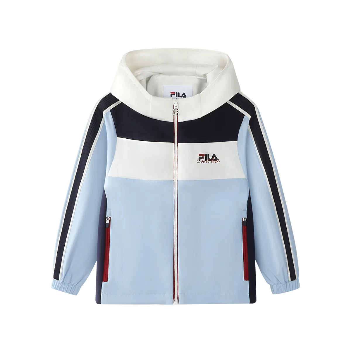 Детское худи с капюшоном FILA KIDS, Ice Cobalt Blue