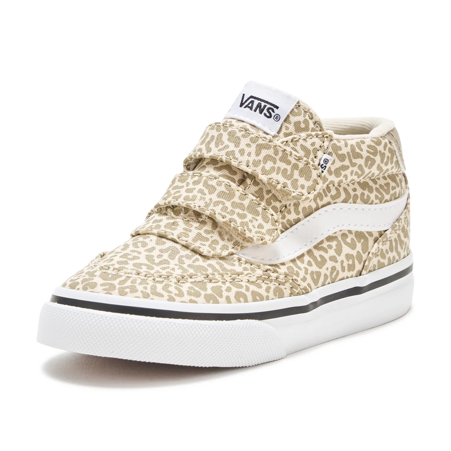 Детские кроссовки для мальчиков Brooklyn Mid V Vans, Taupe Leopard
