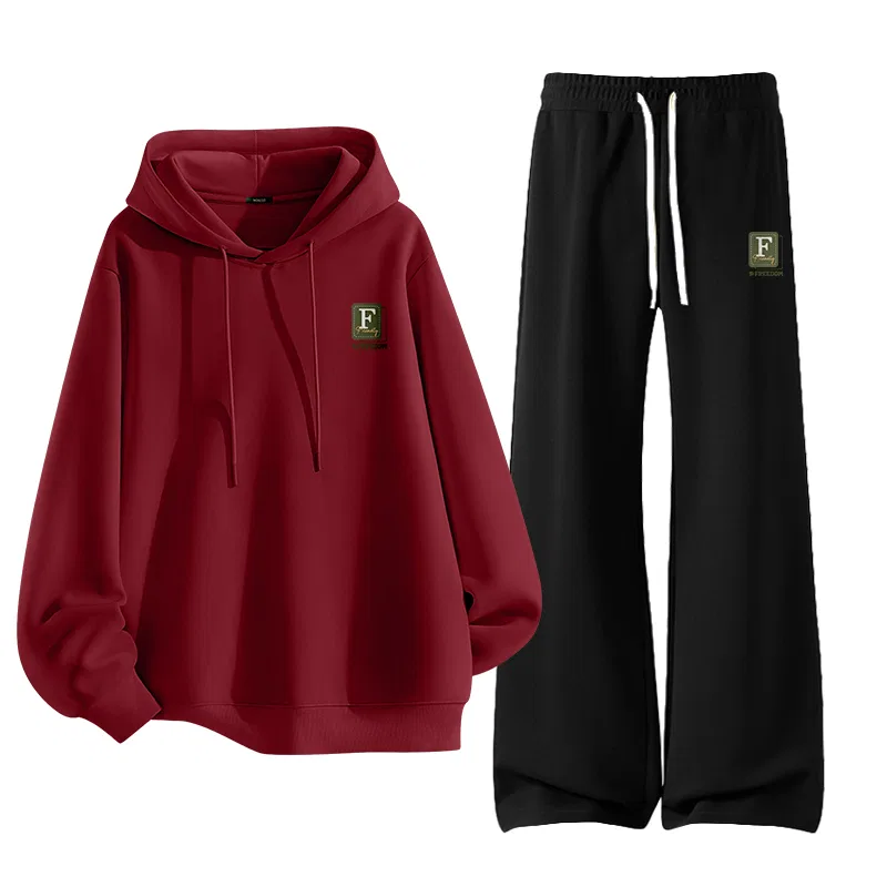 Детский комплект спортивной одежды MINISO, Цвет Burgundy Black