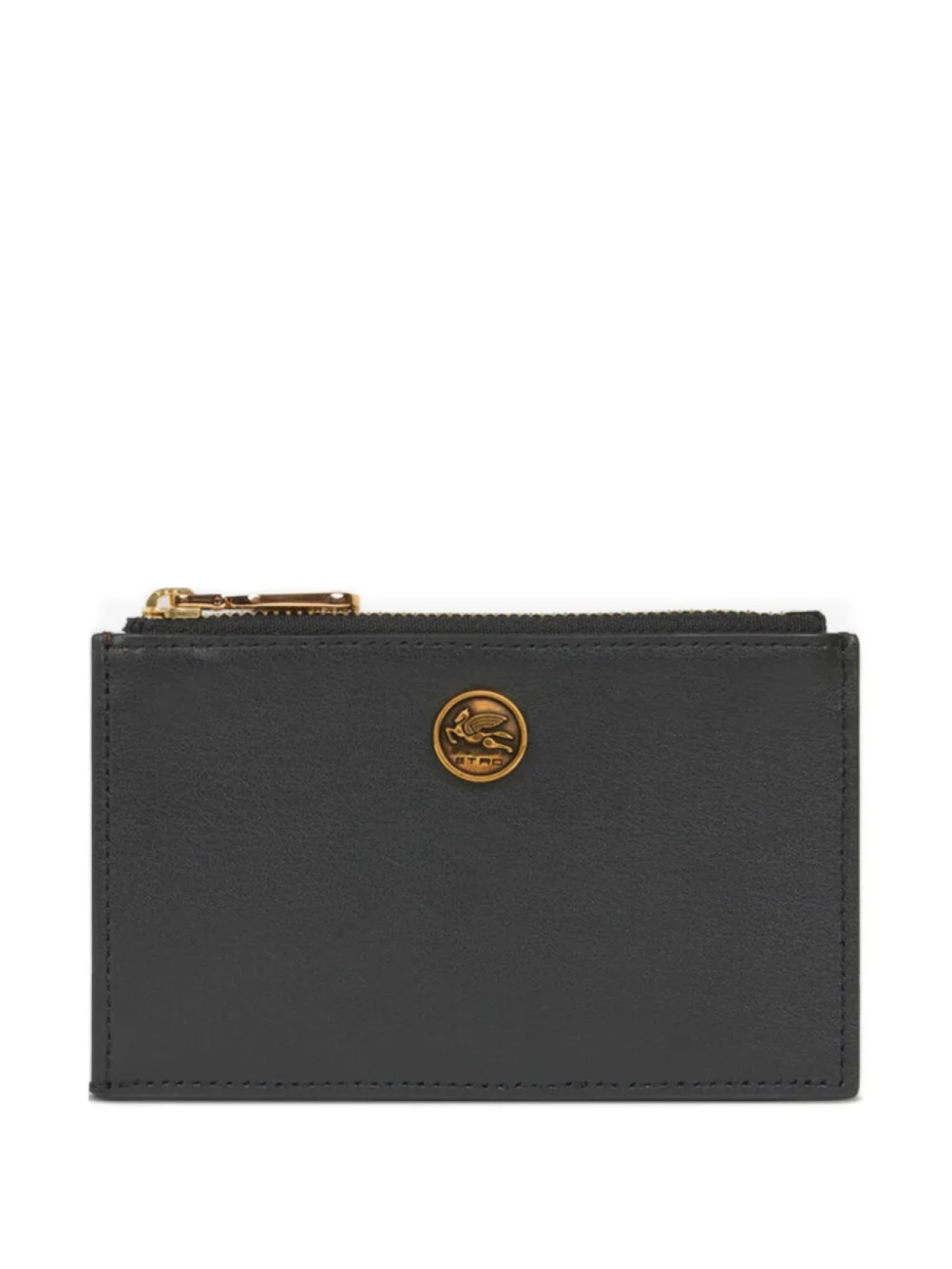 

Кошелек ETRO Pegaso с аппликацией, черный