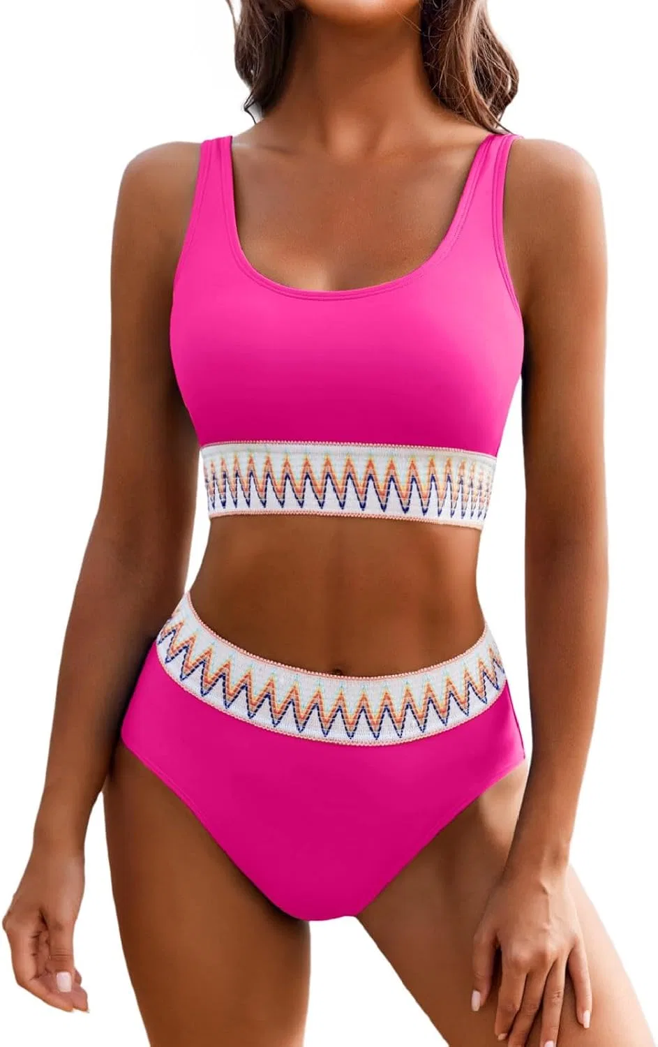 Женский бикини-комплект с push-up Push Up Bikini, Hot Pink