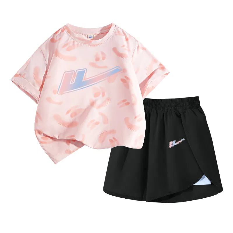 Детский спортивный комплект с принтом Pink/H Pink-Blue Gradient-Pink/H Gradient Green Purple K WARRIOR — фото 3