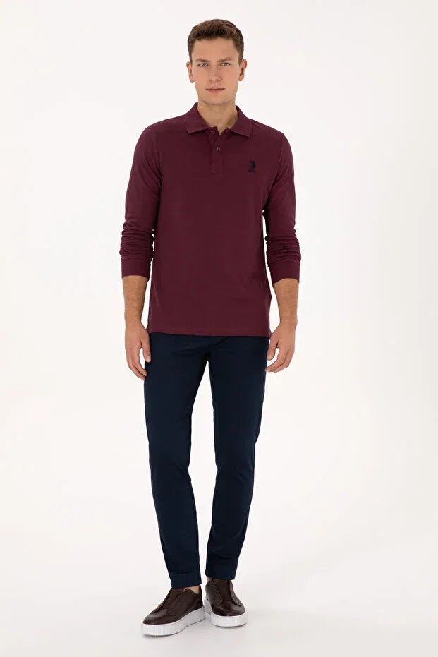 Мужские брюки-чинос из текстиля U.S. Polo Assn., Navy Blue