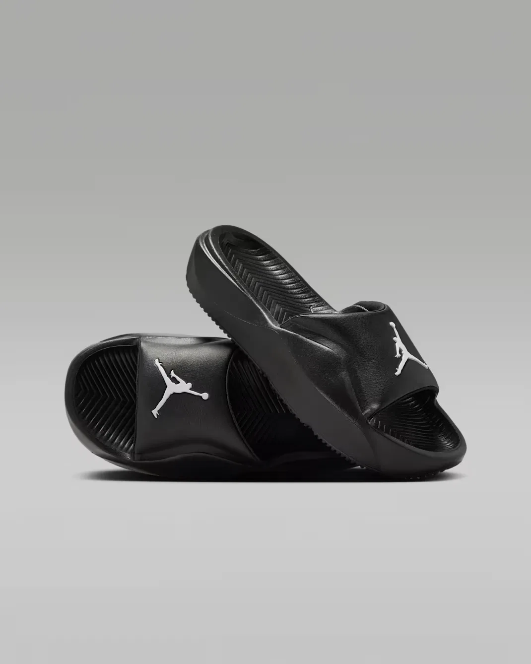 Big Kids' Slides Jordan Franchise, Black/White