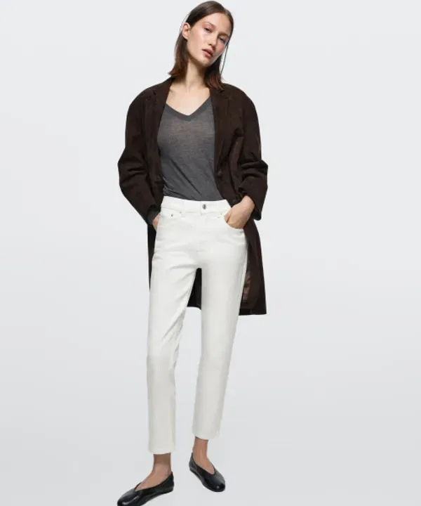 Джинсы облегающие, завышенная талия, Massimo Dutti — фото 2