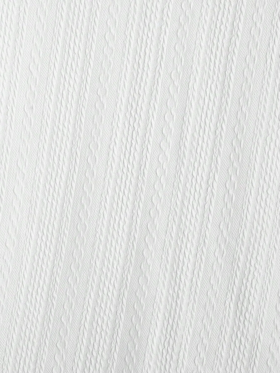 Мужская свободная футболка с воротником Drop Shoulder, White — фото 3
