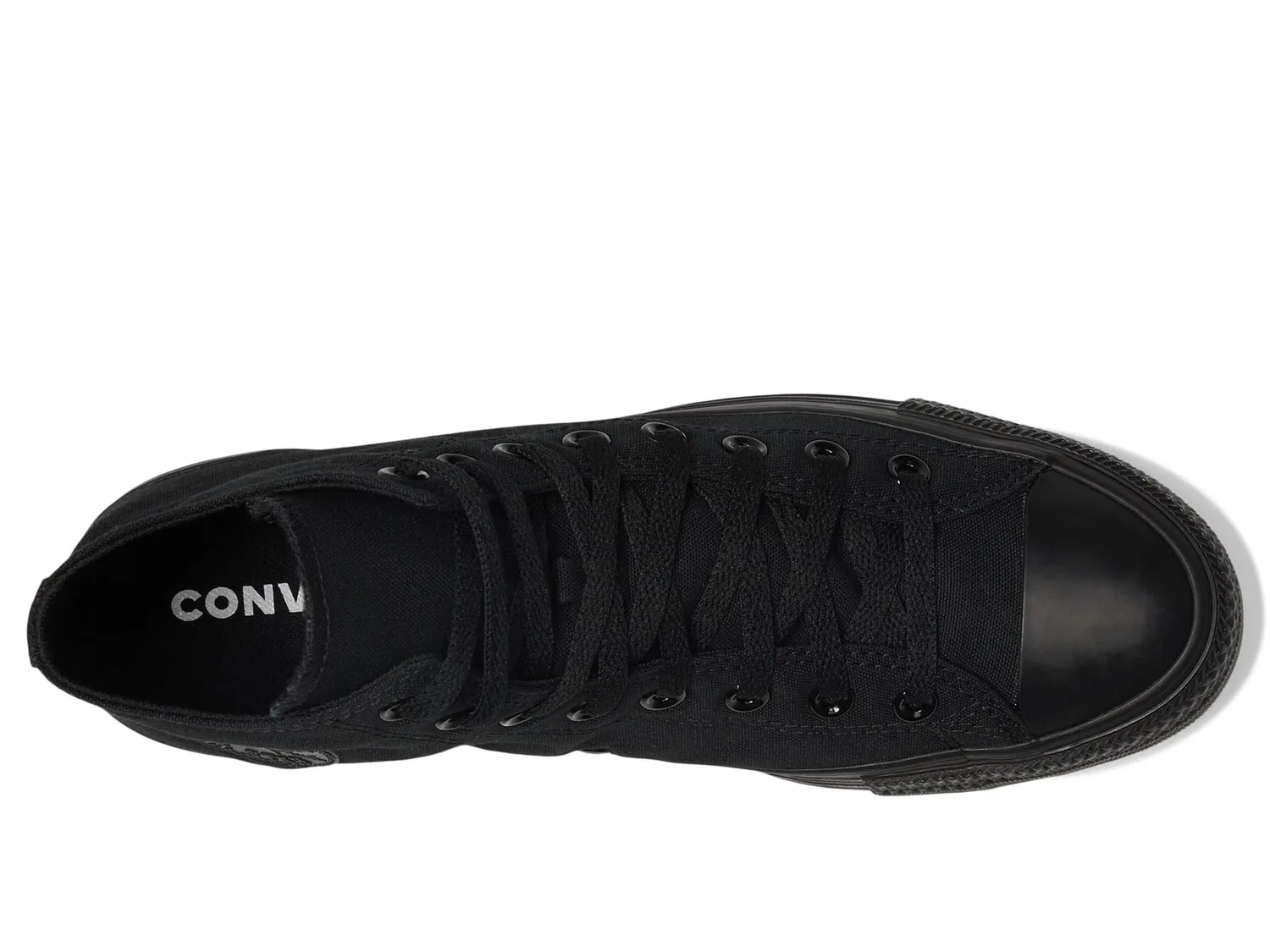 Детские кроссовки для мальчиков высокие на шнуровке M3310c Converse, Black — фото 3