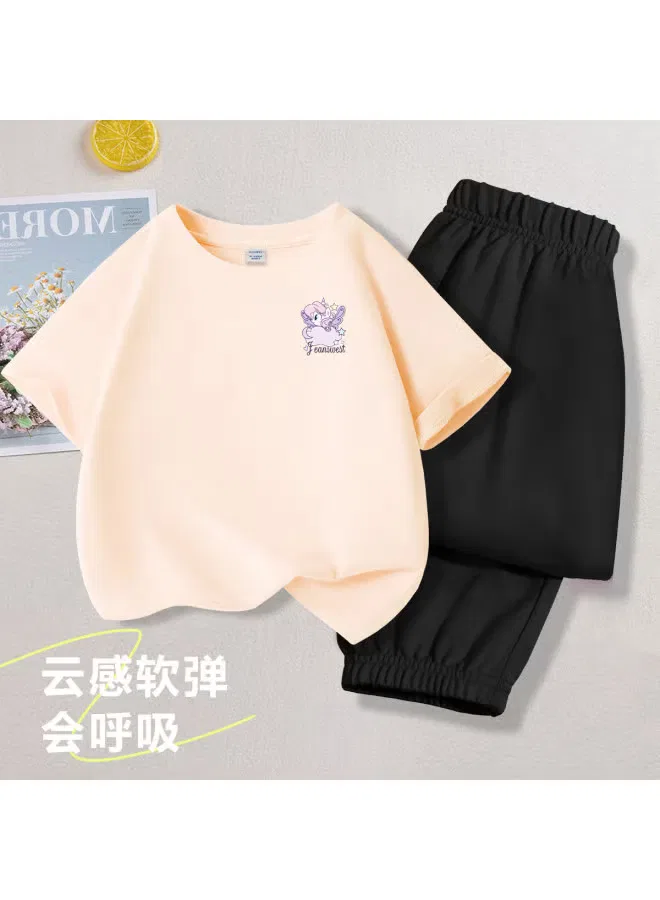 Комплект летний с коротким рукавом и брюками от комаров, модель 2025, Jeanswest, абрикосовый — фото 2