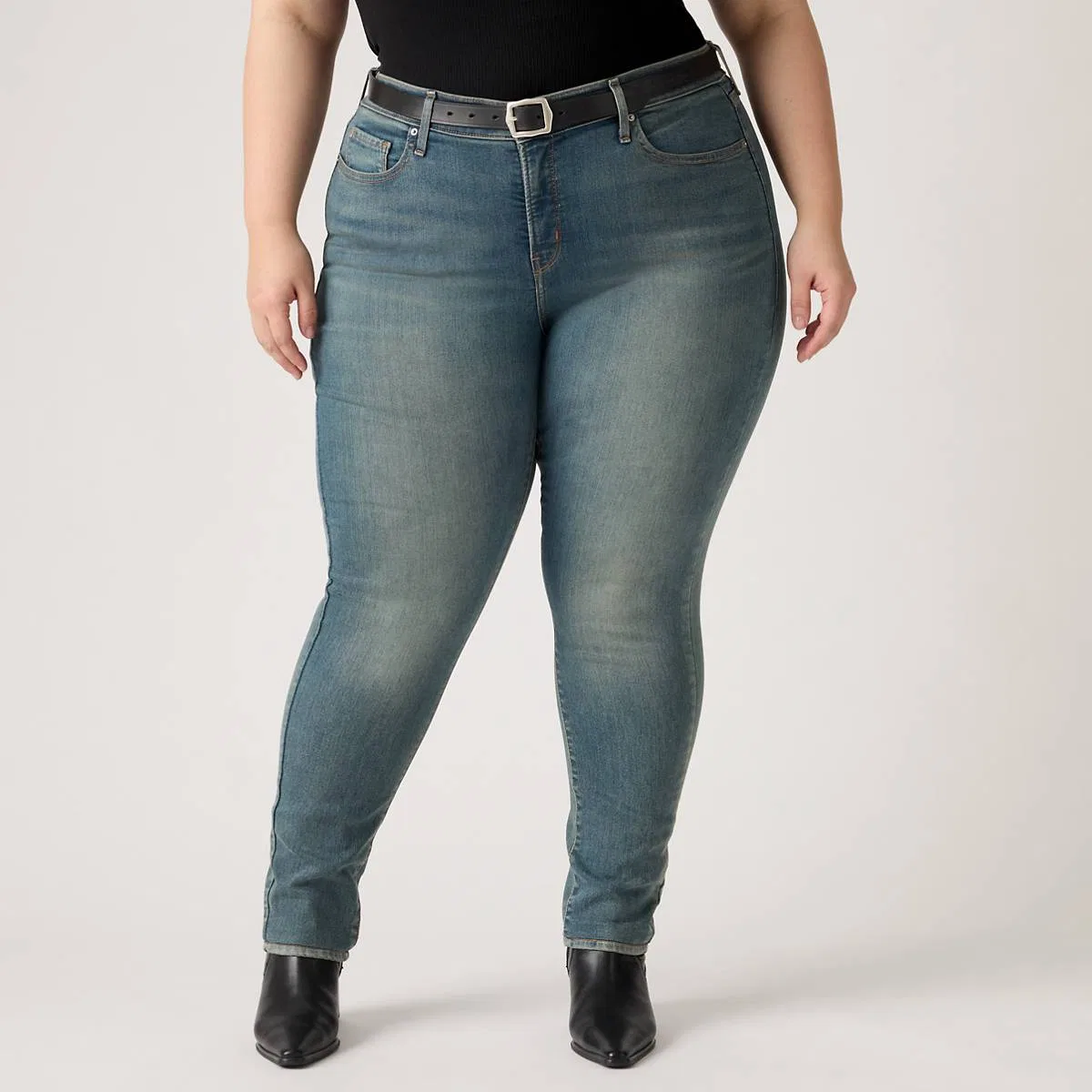 Женские джинсы-скинни 311 (большие размеры) Levi's, Tree Time Plus - Medium Wash — фото 2