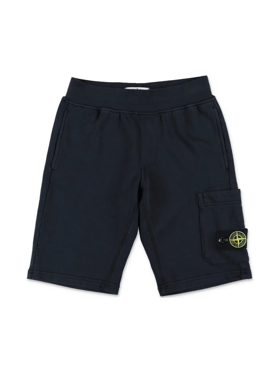 Шорты с компасным значком Stone Island, черный