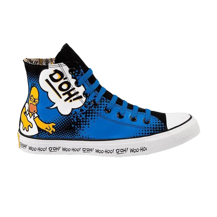

Кроссовки Converse The Simpsons x Chuck Taylor All Star High 'Homer D'oh!', синий