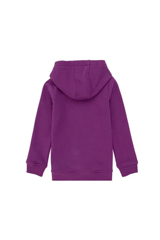 Детское худи для девочек с капюшоном U.S. Polo Assn., Violet — фото 2