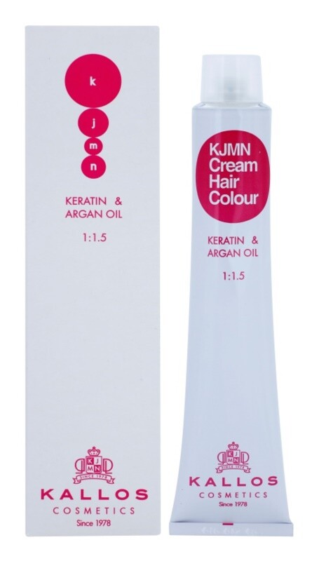 

Краска для волос с кератином и аргановым маслом Kallos KJMN Cream Hair Colour Keratin & Argan Oil