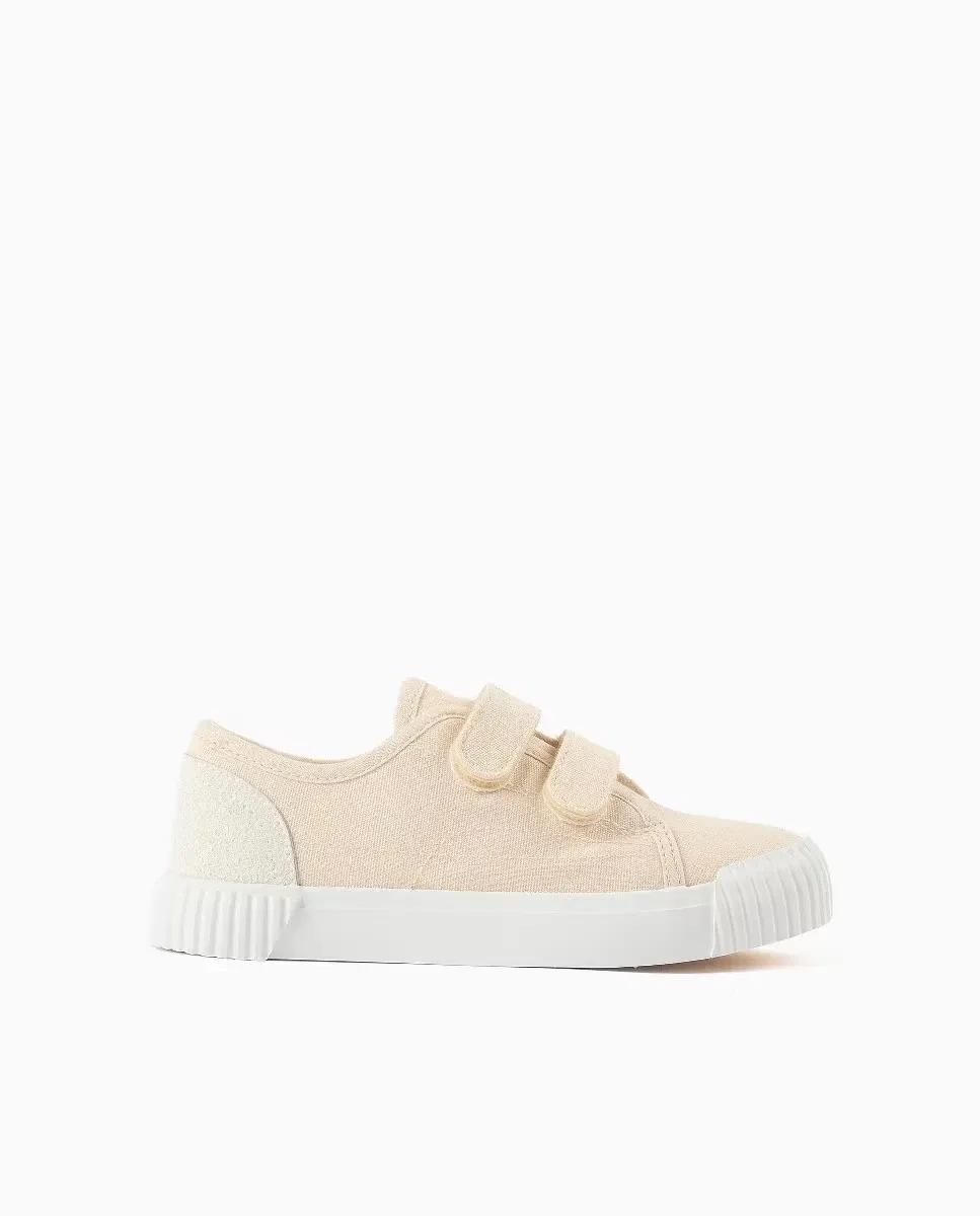 Детские кроссовки для мальчиков из парусины Zippy, Beige