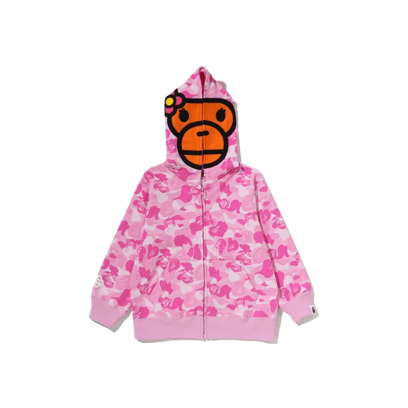 Детское худи с капюшоном Pre School A BATHING APE, Pink PKX