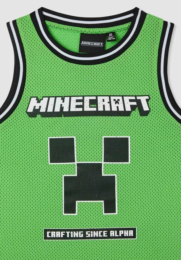 Топ с принтом Minecraft Cano stampa Terranova Verde Sport, зеленый — фото 2