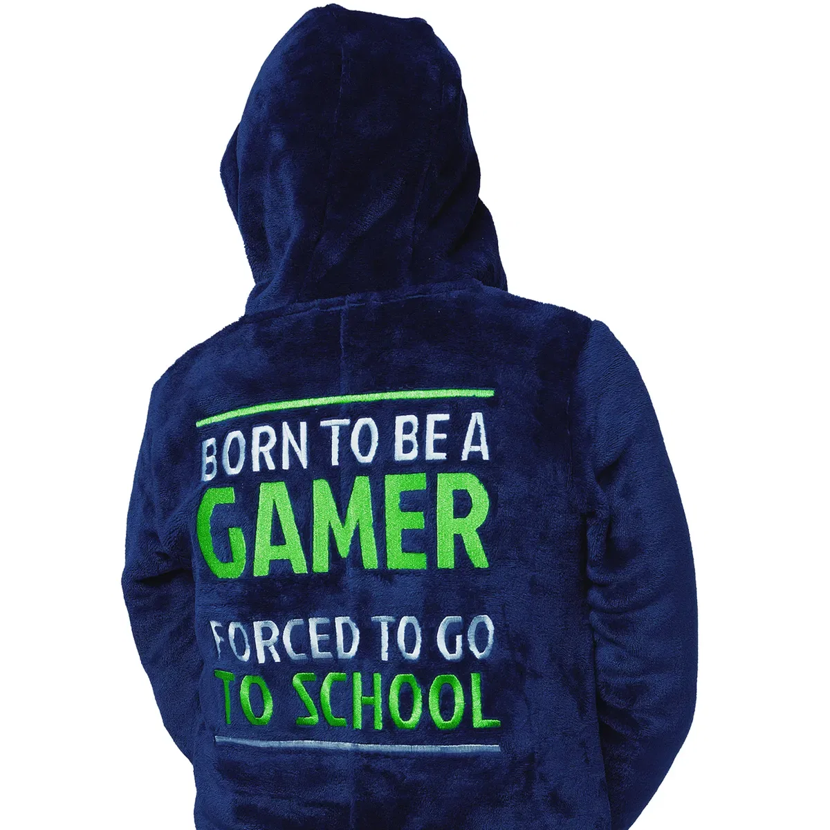 Детский боди-комбинезон с длинным рукавом Born to Be a Gamer Harry Bear, Blue — фото 4