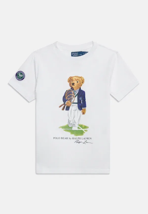 Футболка с принтом Print t-shirt Polo Ralph Lauren, белый — фото 3