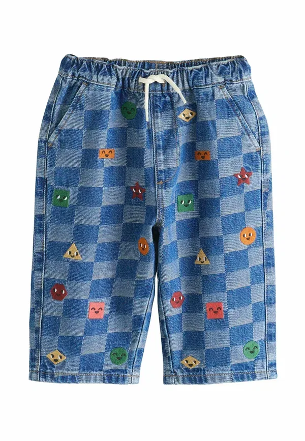 Брюки из денима Baggy tapered fit Next, Denim Vintage