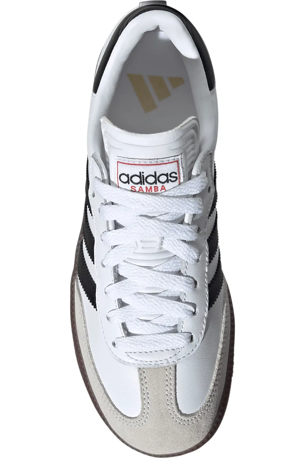 Кроссовки детские футбольные Samba adidas, белый — фото 4