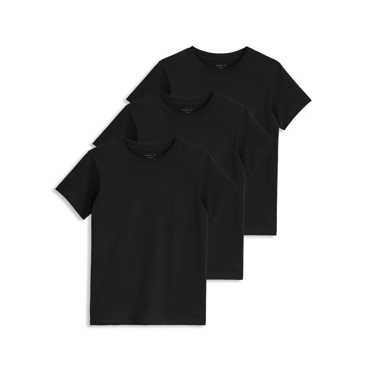 Детский комплект футболок с коротким рукавом Jockey, Black