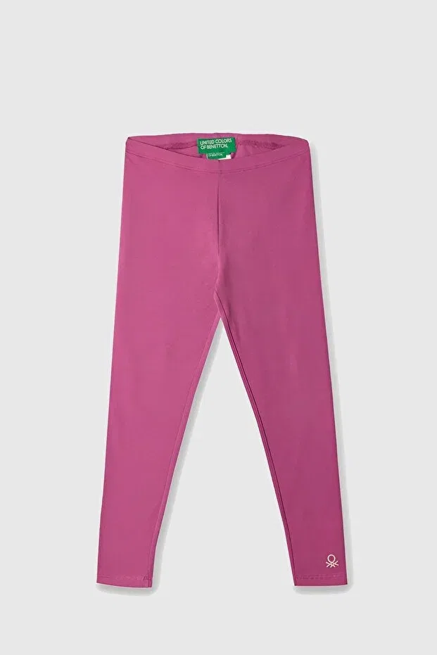 Детские леггинсы для девочек хлопковые Benetton, Pink