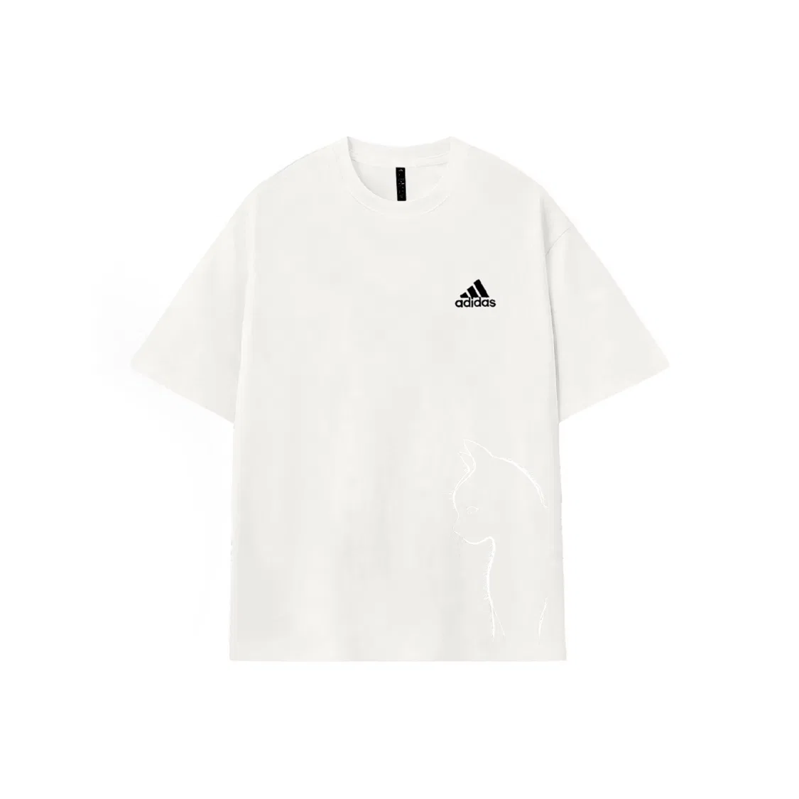 Футболка с круглым вырезом Adidas, Ivory