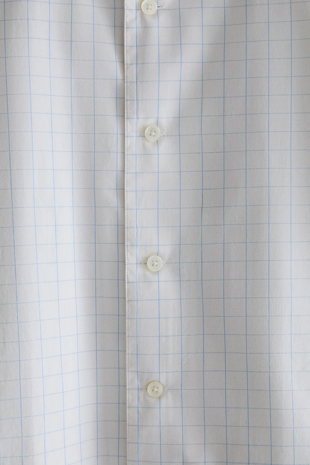 Клетчатая рубашка ZARA, Oyster-white — фото 4