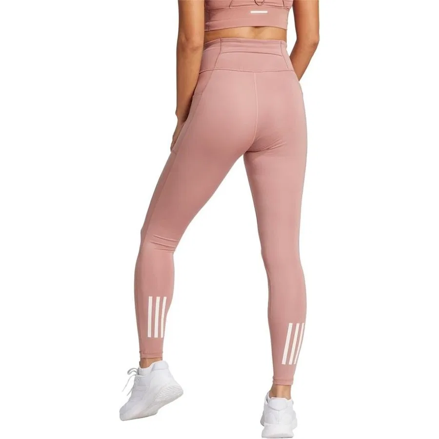 Спортивные леггинсы с высокой посадкой, модель OTR 7/8 L, adidas, Розовый