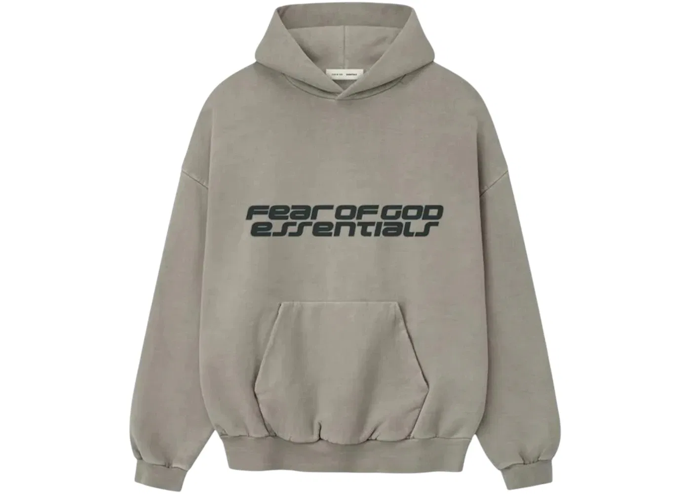 Мужской худи с длинным рукавом Fear of God Essentials 90's Hoodie, Smoke Grey