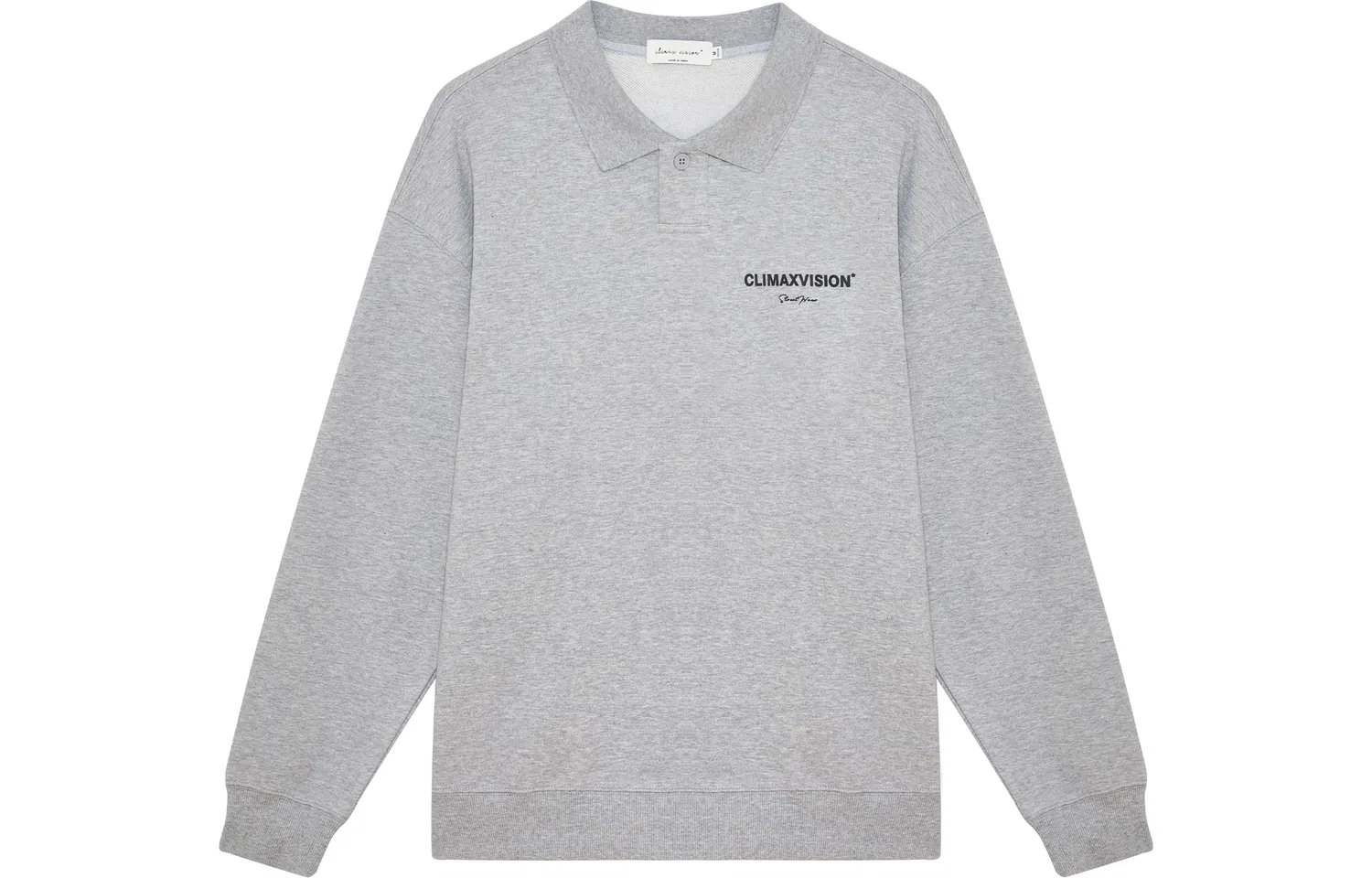 Детский свитшот с длинным рукавом CLIMAX VISION, Heather Gray