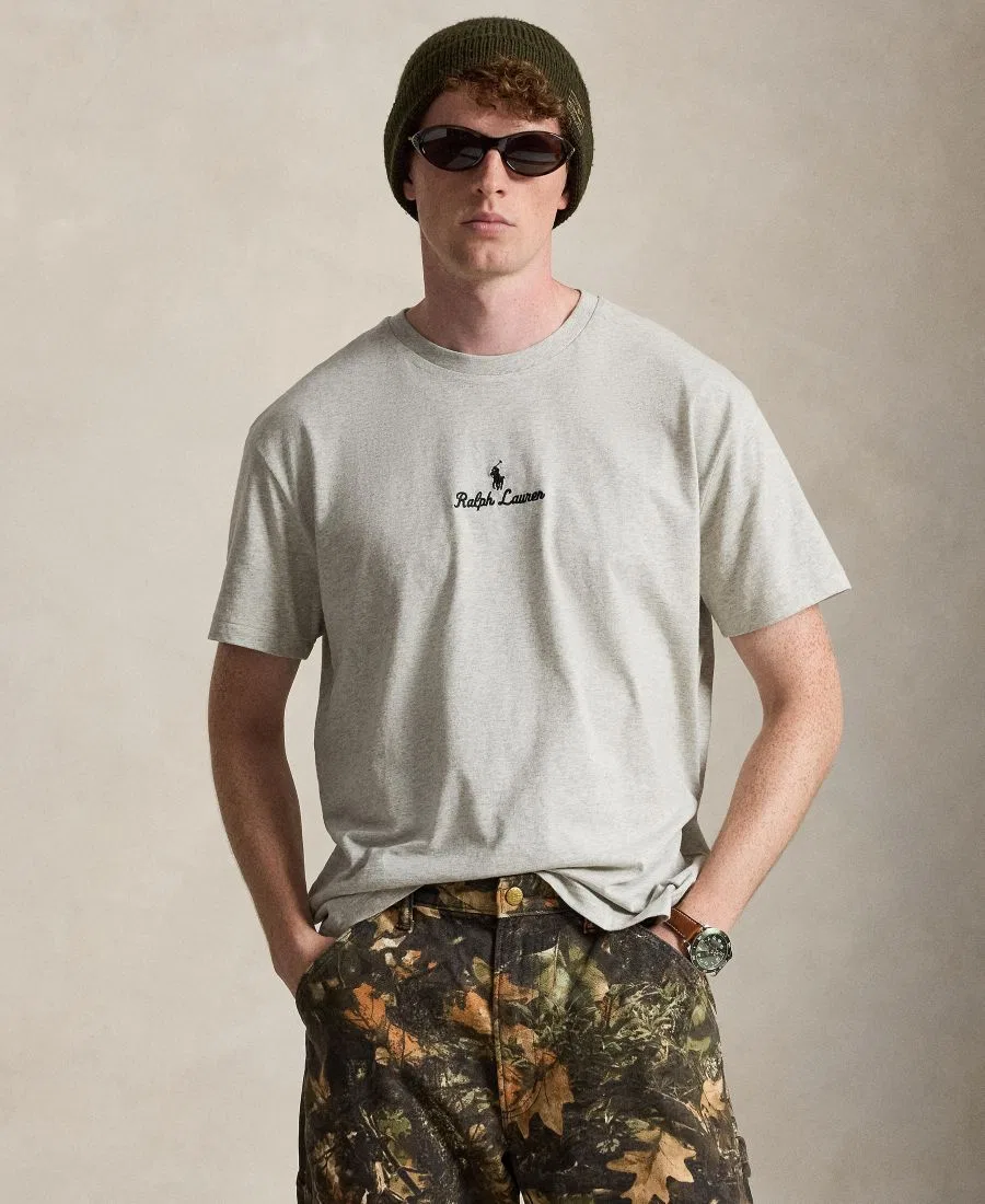 Футболка с коротким рукавом и круглым вырезом Polo Ralph Lauren, Light Sport Heather