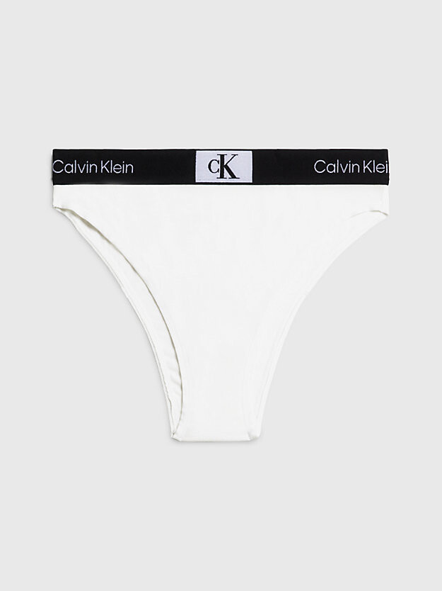 

Бразильские трусы с высокой талией - CK96 Calvin Klein, белый