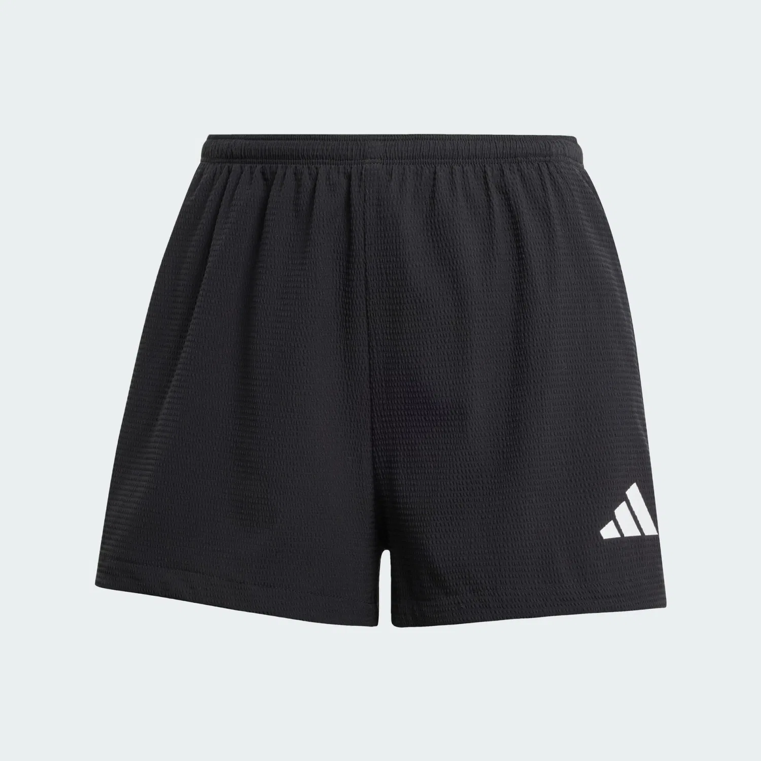 Женские плавки бикини с высокой посадкой 2-Inch Badeshorts Adidas, Schwarz Weiss