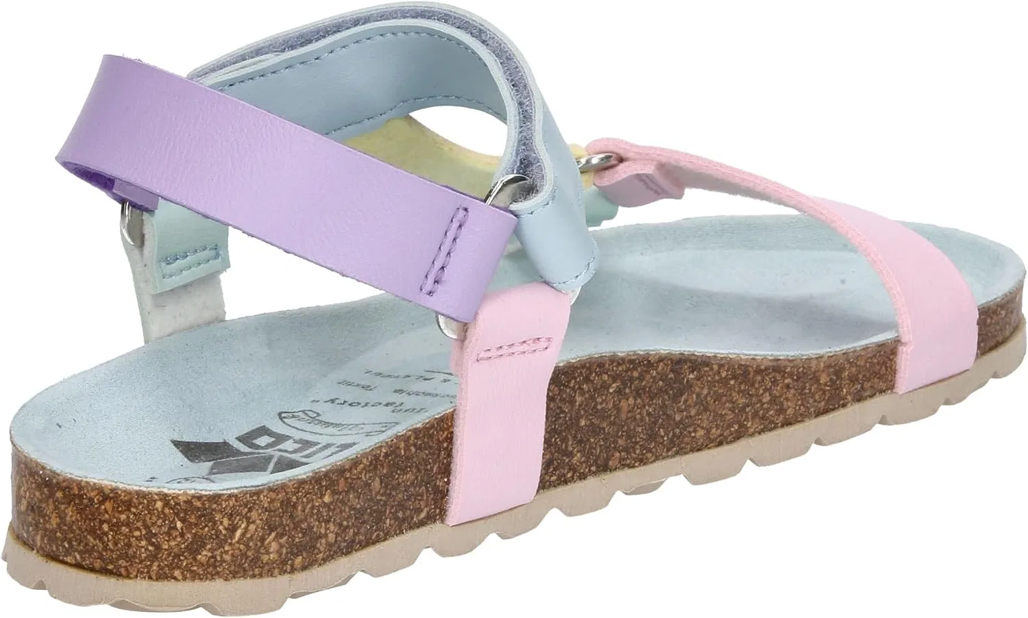 Детские тапочки-сандалии с регулируемым ремешком Lico Bioline Sandal, Multi-coloured — фото 4