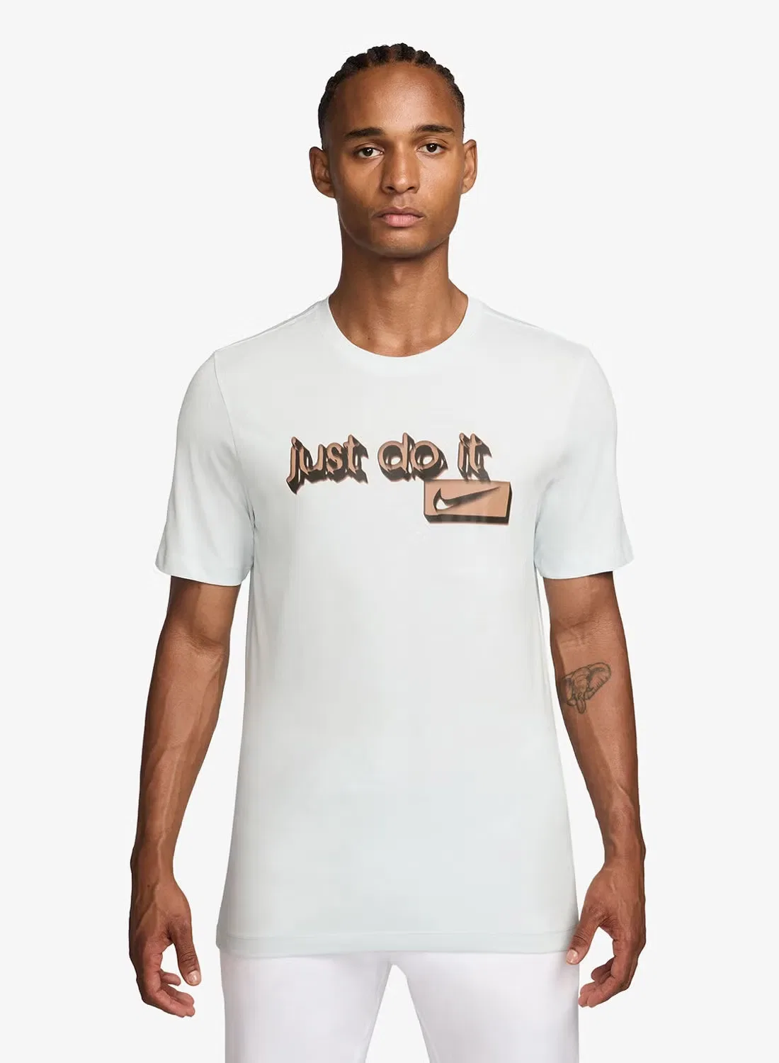 Футболка с принтом Nsw Standard Blur JDI Nike, белый