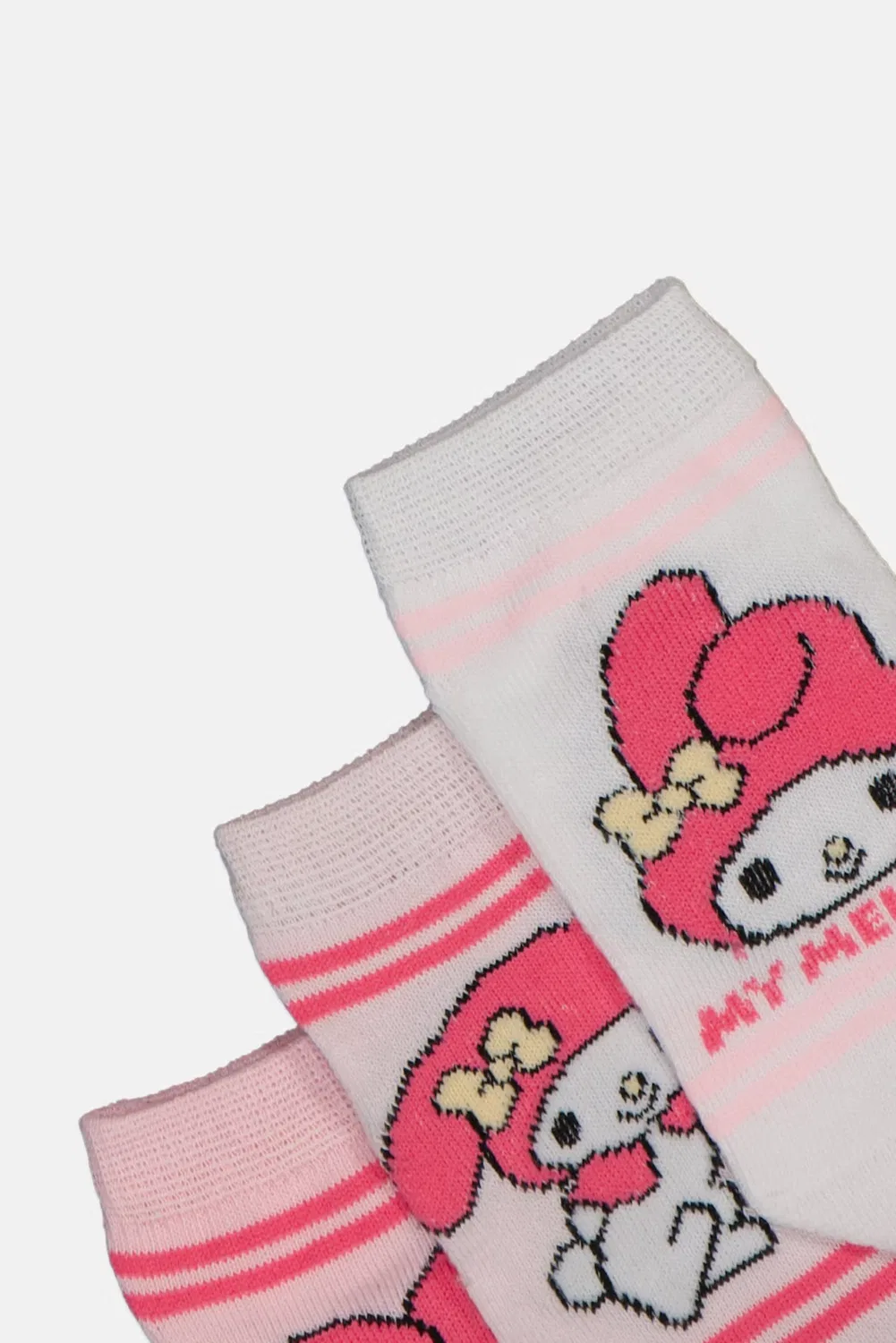 Носки детские с принтом My Melody Sanrio, разноцветный — фото 3