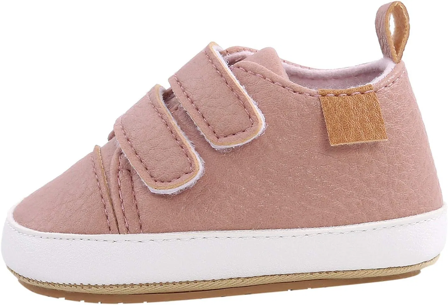 Детские кожаные кроссовки с утеплением для мальчиков и девочек, Pink