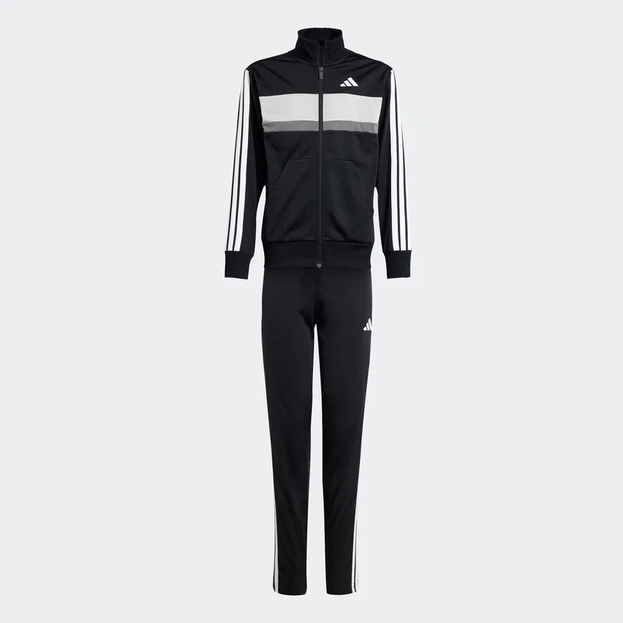 Спортивный костюм ADIDAS SPORTSWEAR 'Seasonal Essentials Tiberio' черного цвета