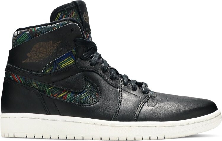 

Кроссовки Air Jordan 1 Retro High Nouveau BHM, черный