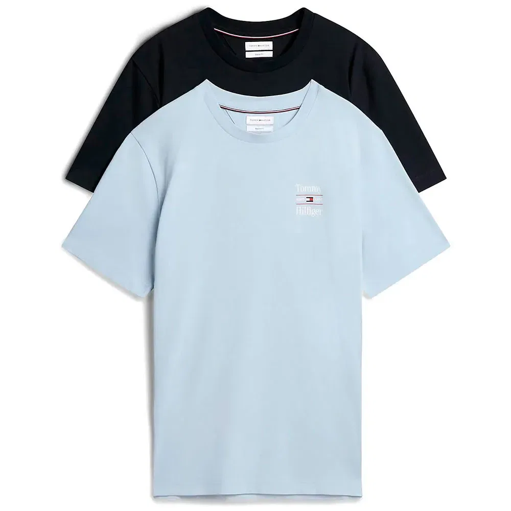 Мужской комплект из 2 футболок с коротким рукавом Tommy hilfiger, Blue