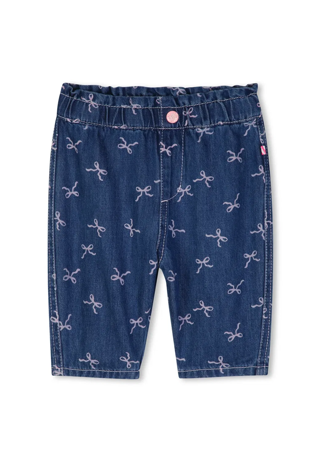 Pantalon en denim - джинсы прямого кроя Billieblush, Denim Blue
