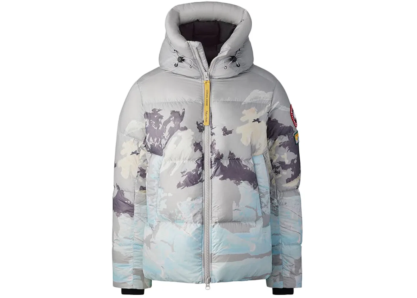 Мужская куртка-пуховик с принтом Crofton Puffer Jacket Canada Goose, Landscape Print