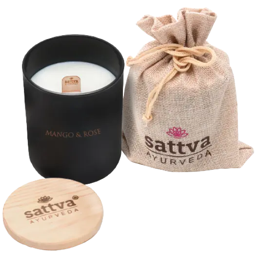 

Sattva Róża Indyjska & Mango соевая свеча, 200 г