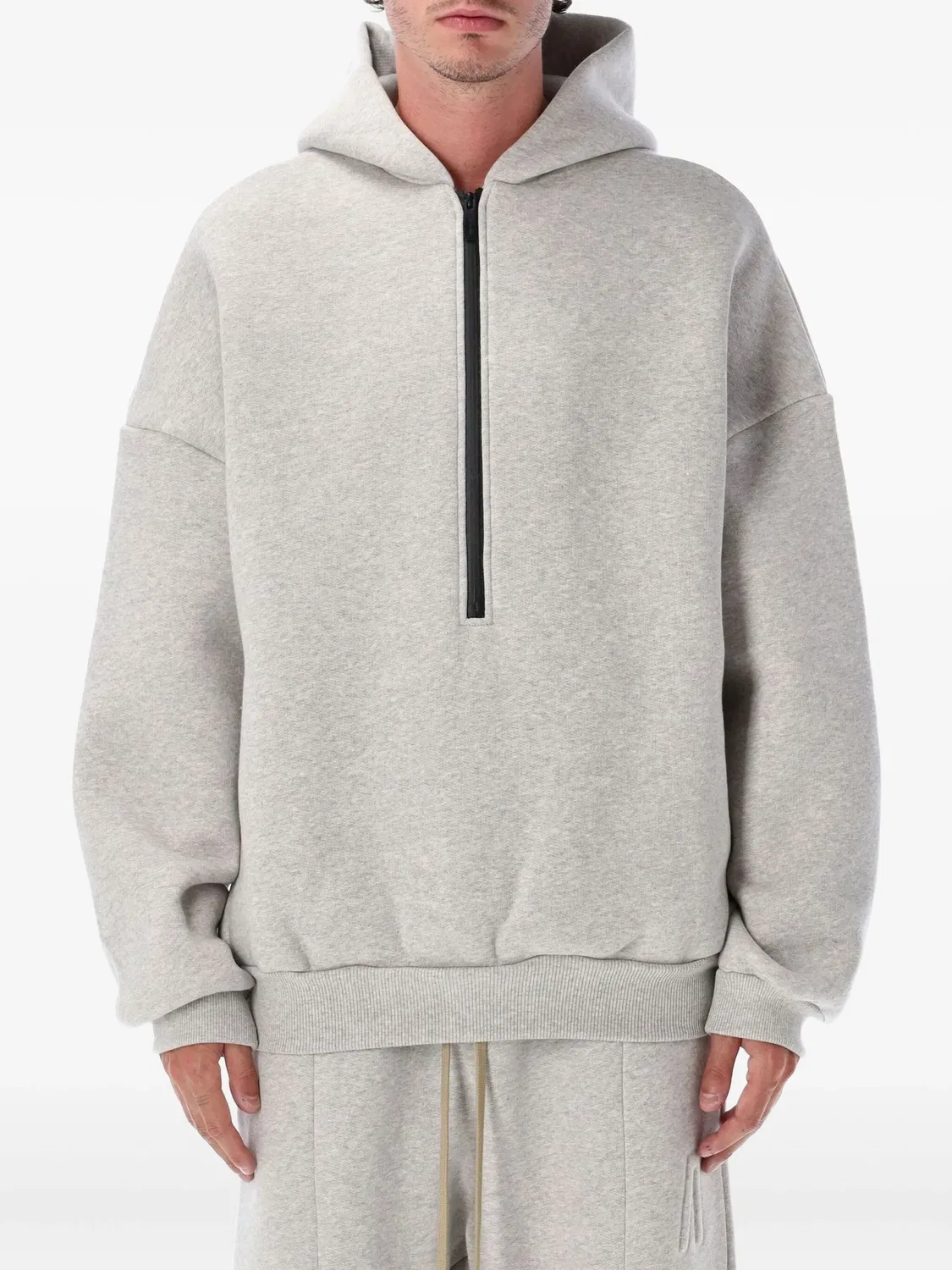 Худи с полузастежкой Athletic Fear Of God, серый