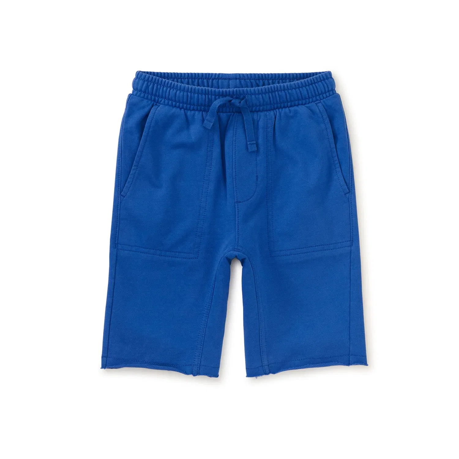 Детские шорты с эластичным поясом и кулиской хлопковые Gym Shorts Tea Collection, Majorelle Blue