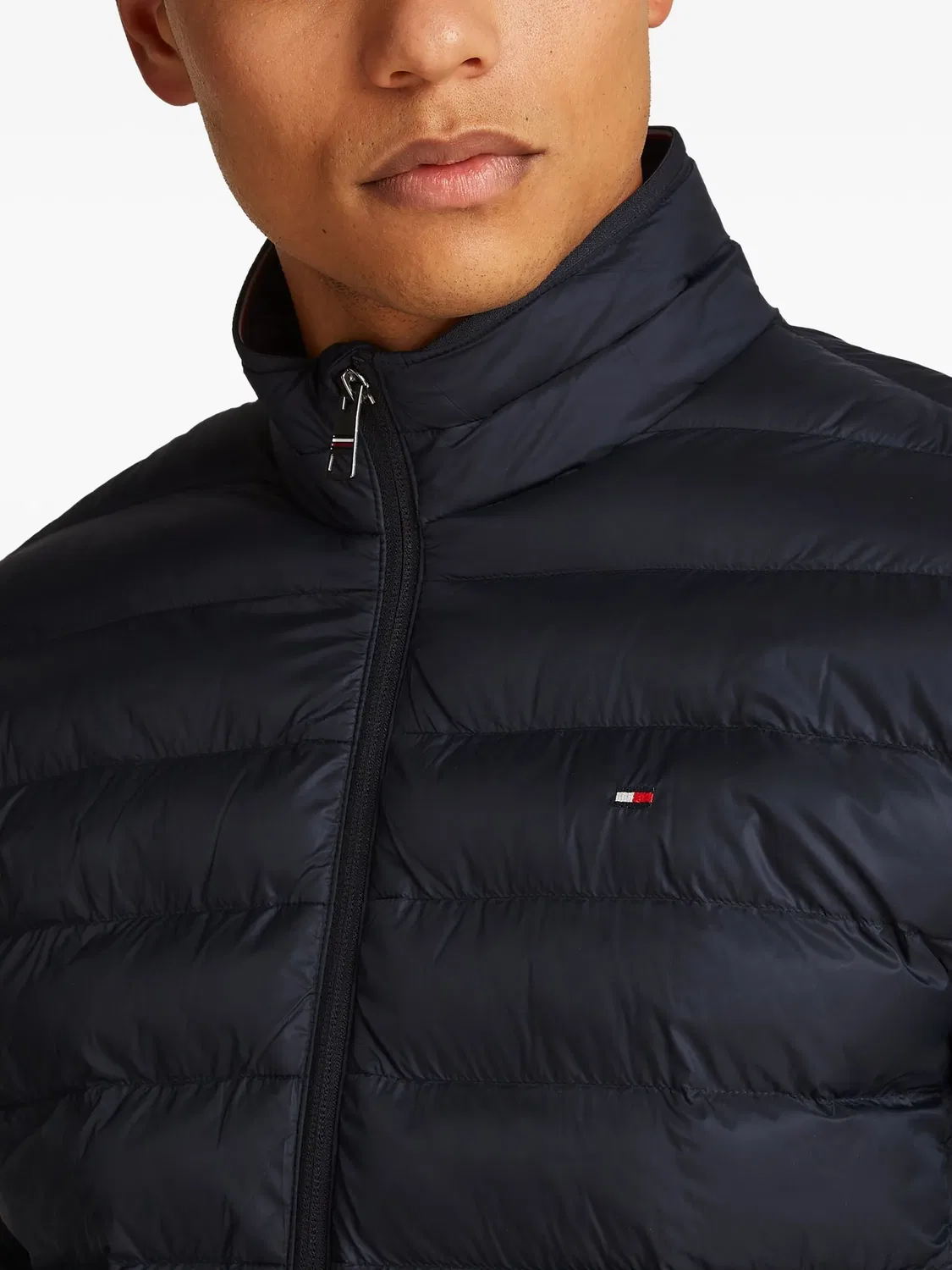 Утепленная куртка на молнии Tommy Hilfiger, синий — фото 3