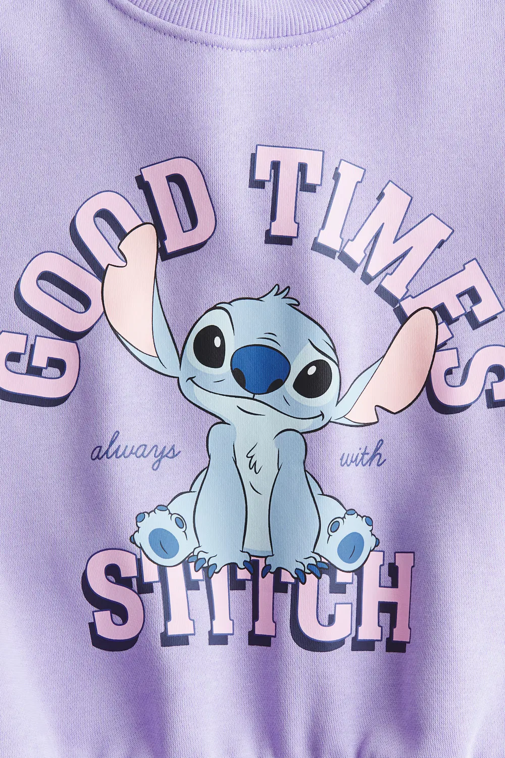 Толстовка с принтом H&M, Lila/Lilo & Stitch — фото 2