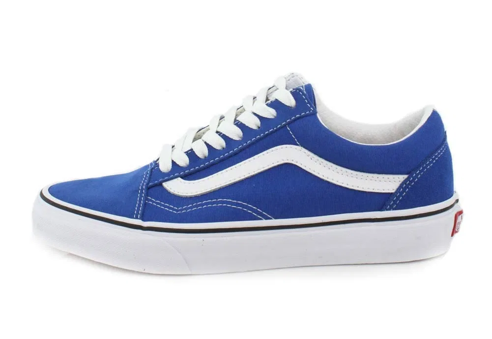 Детские кроссовки для девочек с принтом Old Skool Vans, Chalk Pink True White — фото 2