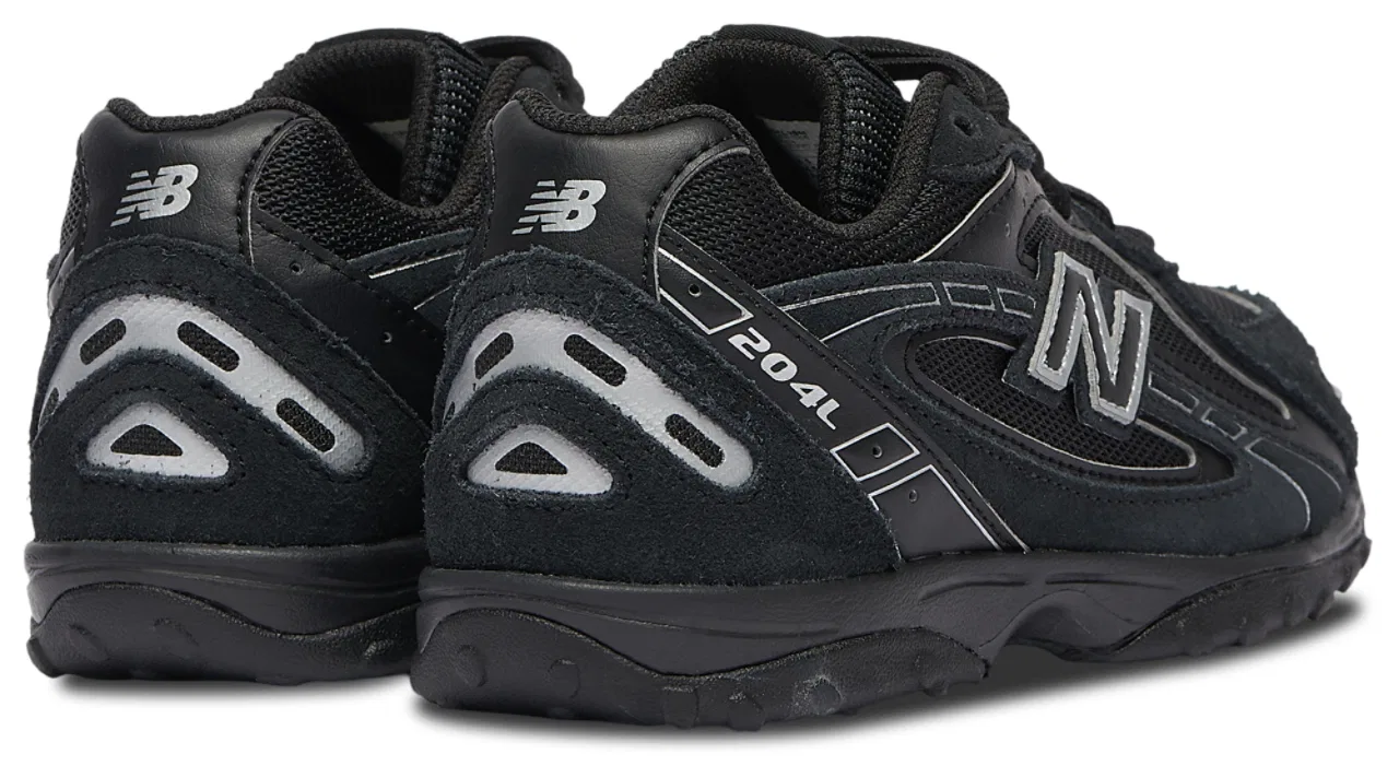 Кроссовки для мальчиков 204L New Balance, цвет Black Suede — фото 3